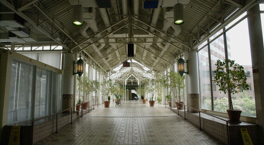 6th Street Marketplace: View of the bridge, 2003